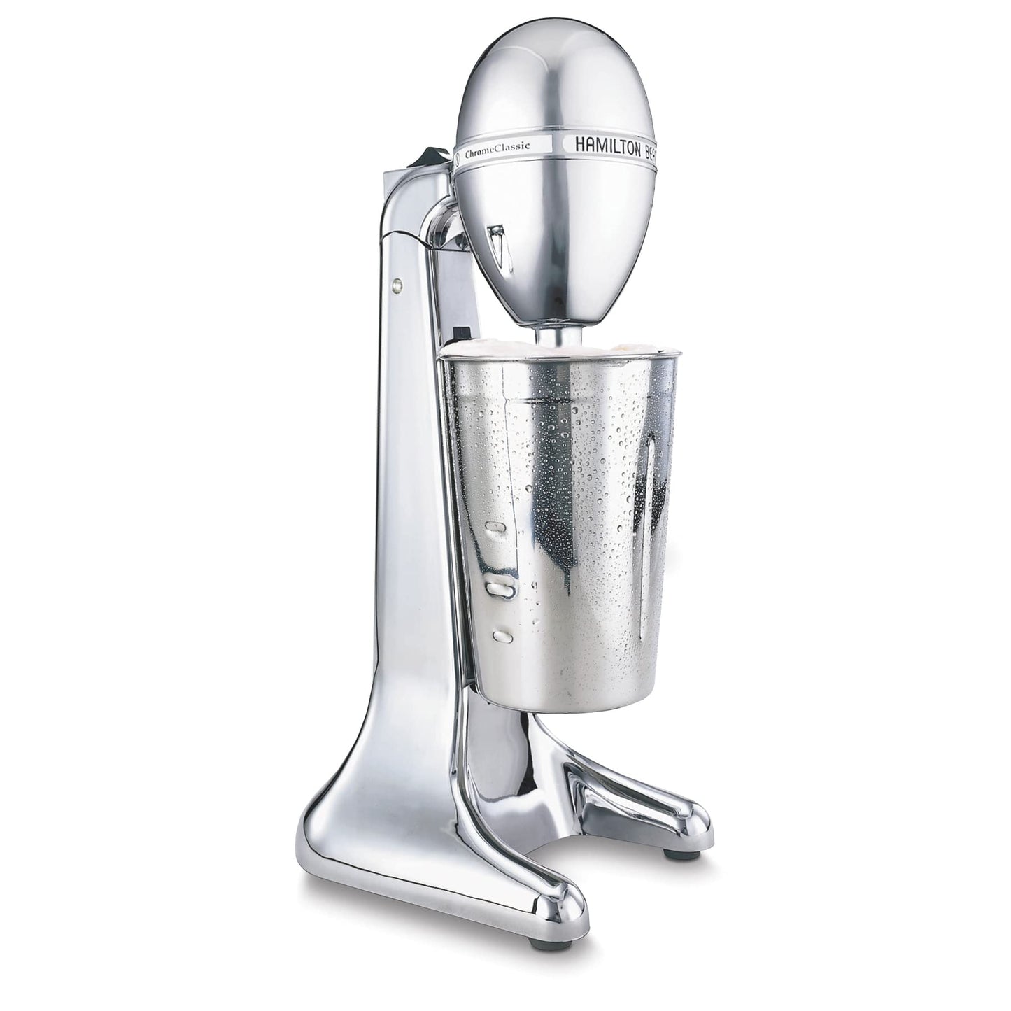 Hamilton Beach 730C DrinkMaster Classic - Mezclador de bebidas de 28 onzas, vaso mezclador, cromado
