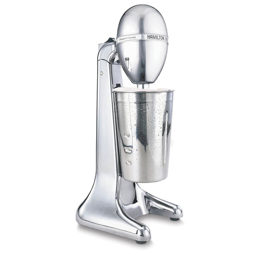Hamilton Beach 730C DrinkMaster Classic - Mezclador de bebidas de 28 onzas, vaso mezclador, cromado