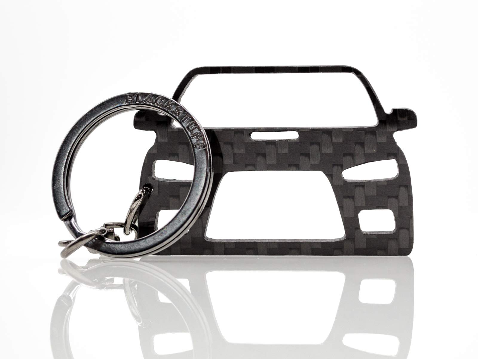 BlackStuff Llavero de fibra de carbono compatible con Lancer Evo 10 BS-103