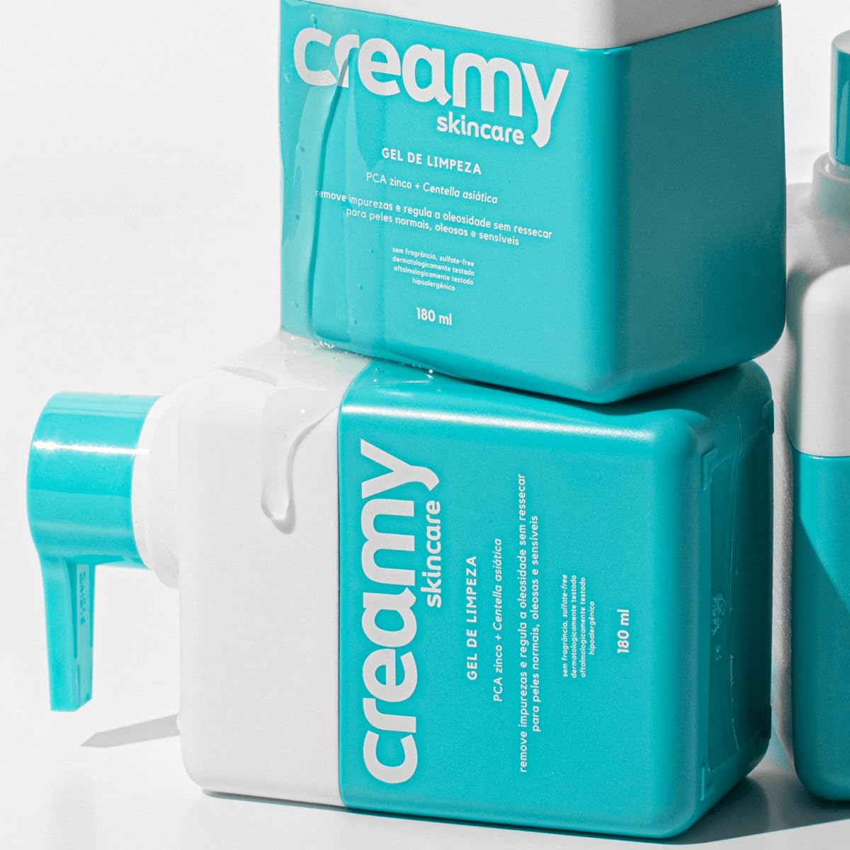 C CREAMY SKINCARE Gel Limpiador Cremoso Y Suave Con Control De Grasa | Limpieza Eficaz Para Una Piel Equilibrada | Hidratación Suave | Fórmula Sin Sulfatos