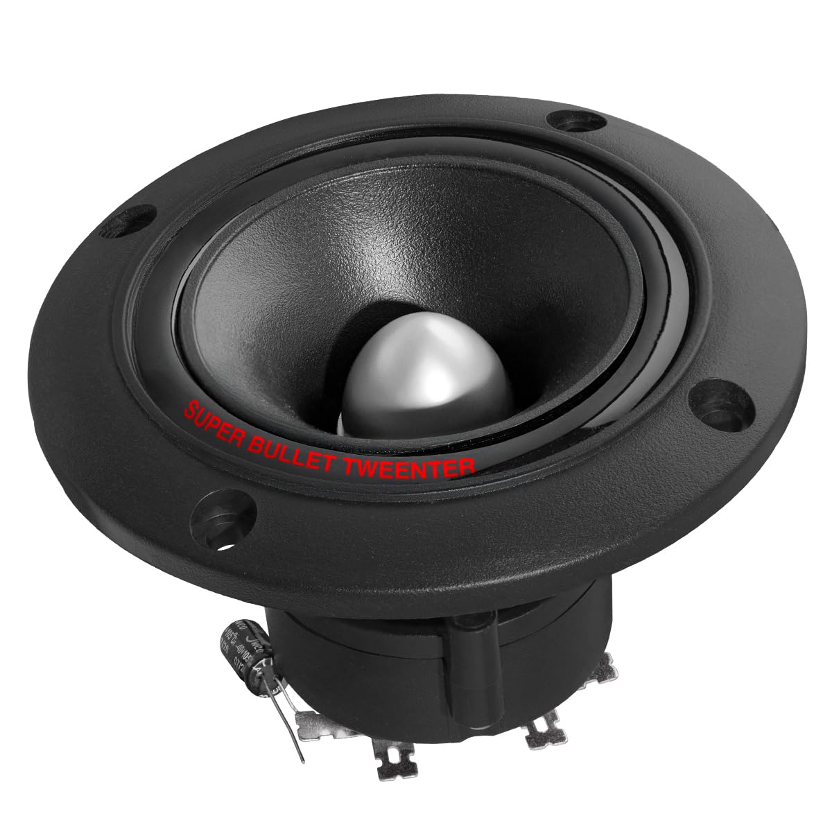 Mitzu Tweeter 4” Plezo Eléctrico Bala Redonda 650 W PMPO