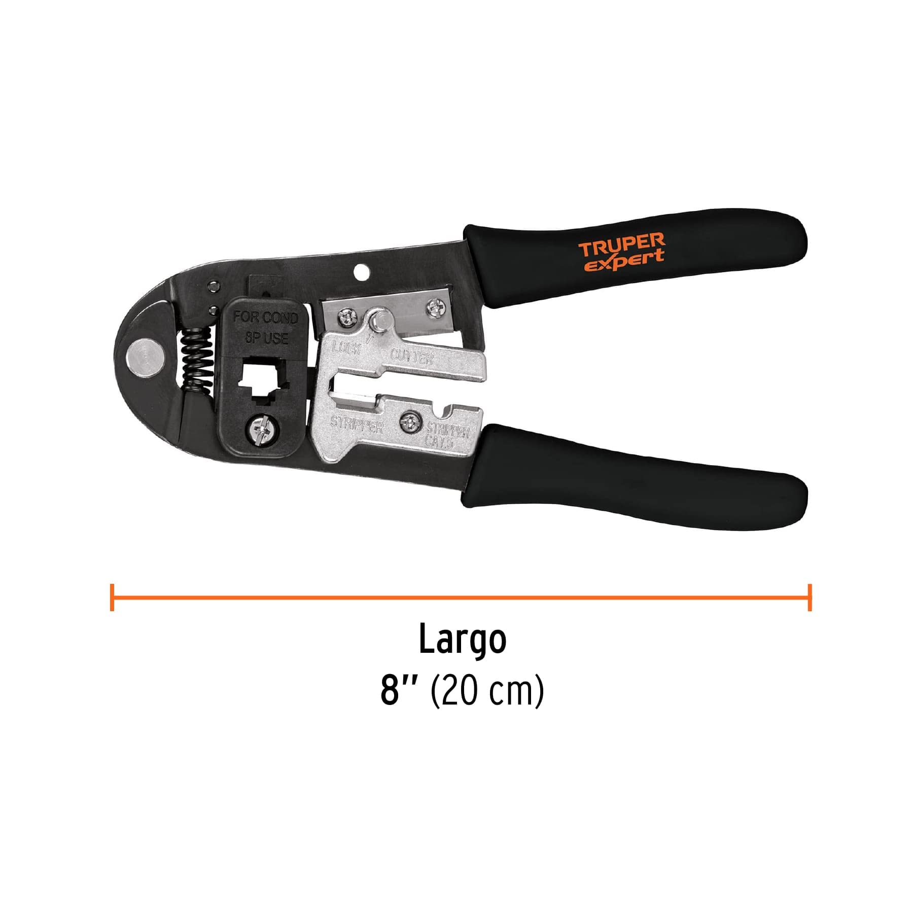 Pinza Ponchadora Truper RJ-45 Módulos Intercambiables