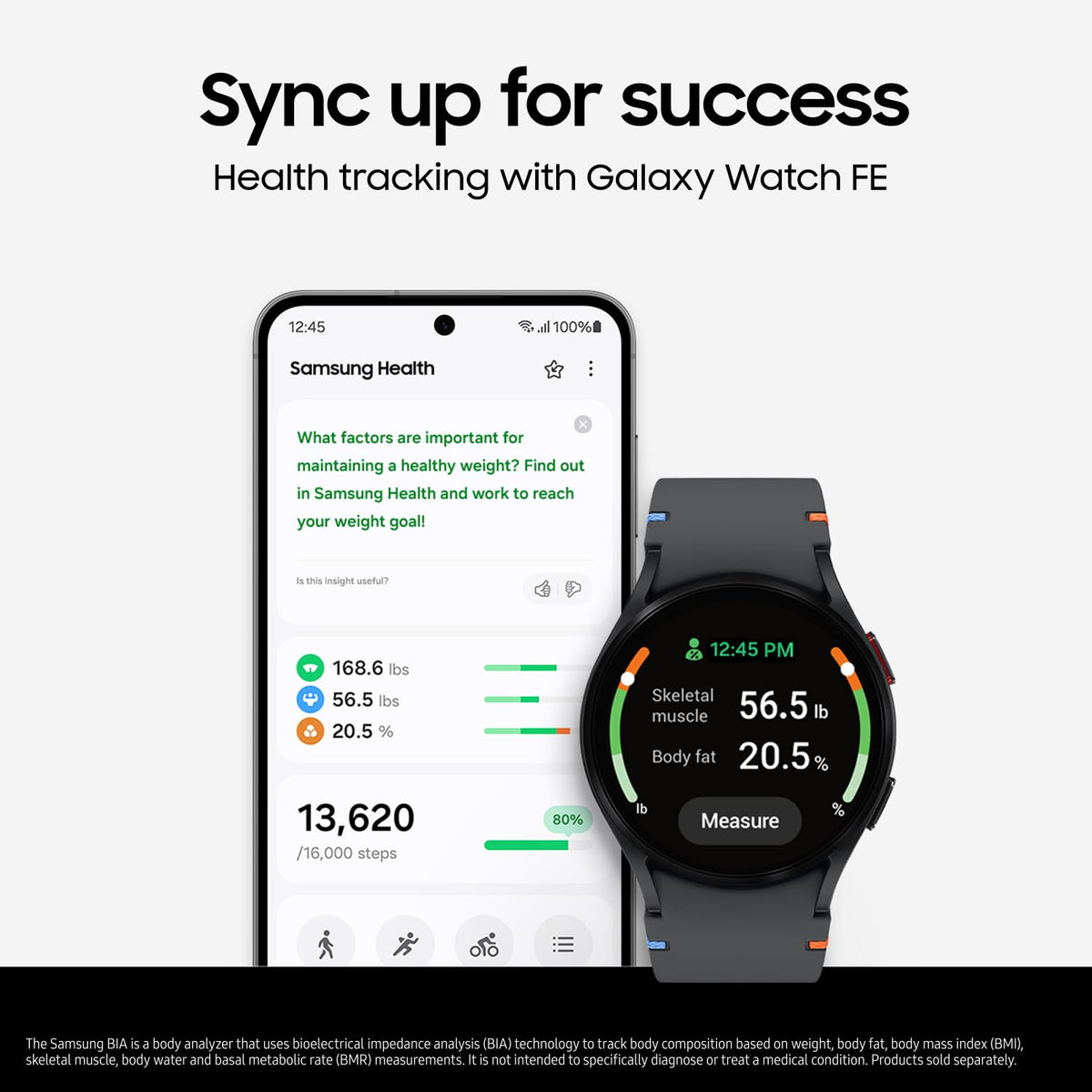 Smartwatch Samsung Galaxy Watch 40 mm LTE Negro con Sensor BIA y Seguimiento de Fitness