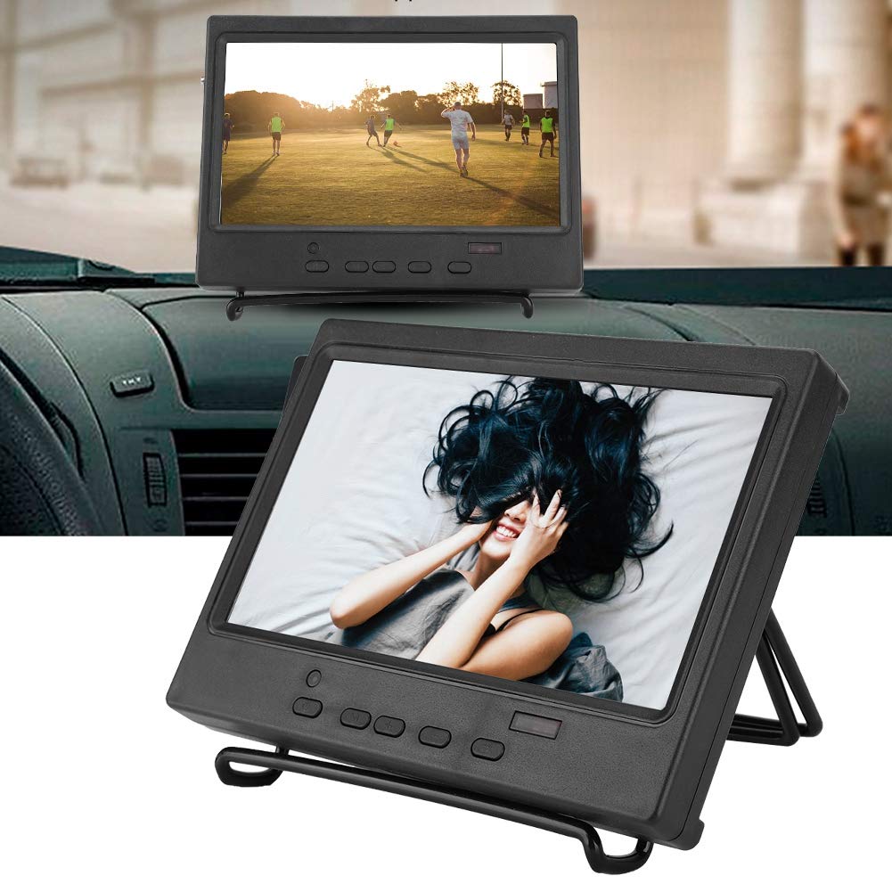 Bewinner 7 Pulgadas 1024 x 600 Monitor Portátil Pantalla Multifunción Compatible con HDMI/VGA/AV Entrada para Raspberry Pi, Pantalla de Automóvil, CCTV, etc 8ms Tiempo de Respuesta(EEUU pulg)