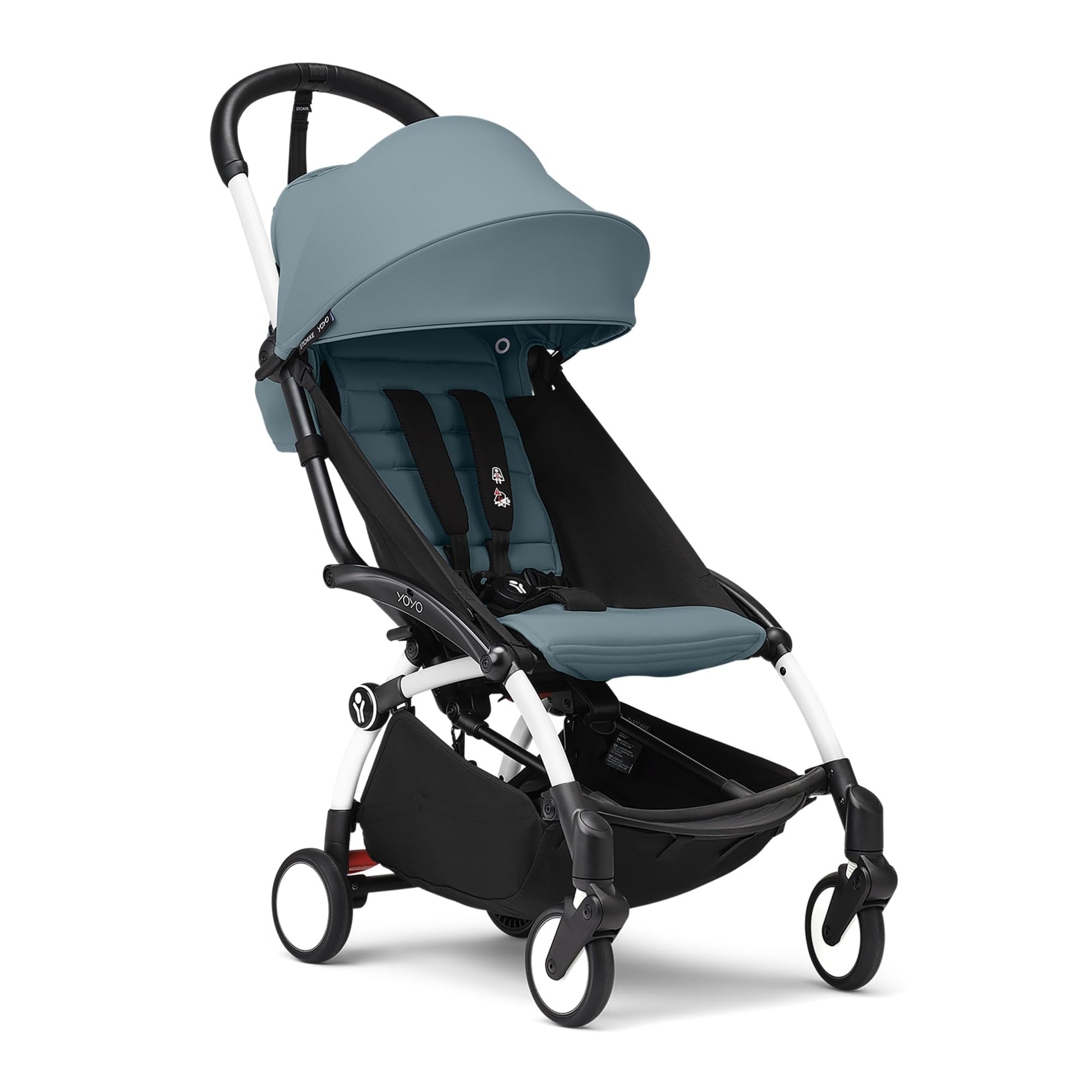 Carriola Stokke YOYO3 Blanca Aqua Compacta para Niños de 6 Meses en Adelante