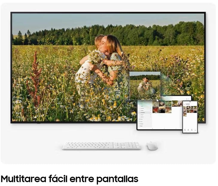 SAMSUNG Smart TV de 43" Pulgadas Clase Crystal U8000F Ultra HD 4K Tizen, Diseño MetalStream, HDR, PurColor, One UI Tizen (2025) - UN43U8000FBXZA (Reacondicionado)