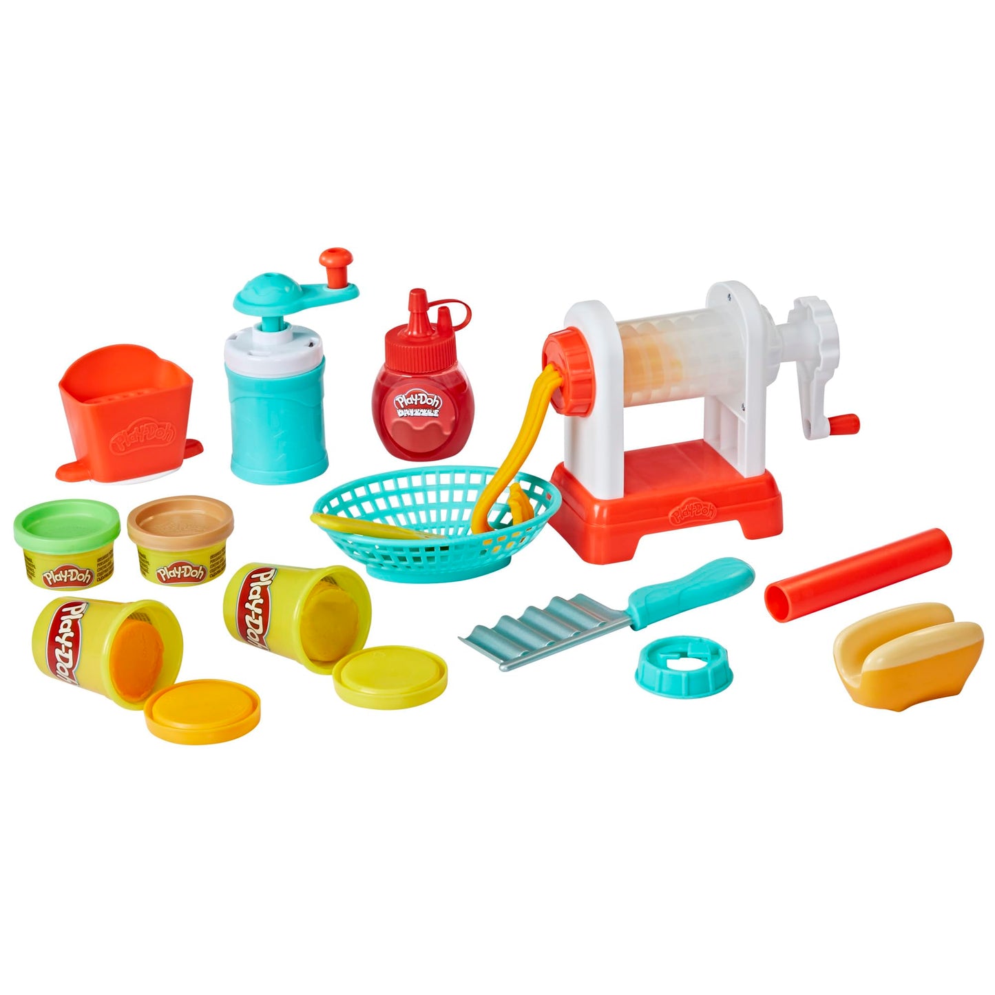 Playset de Cocina Play Doh Máquina de Espirales Fritas