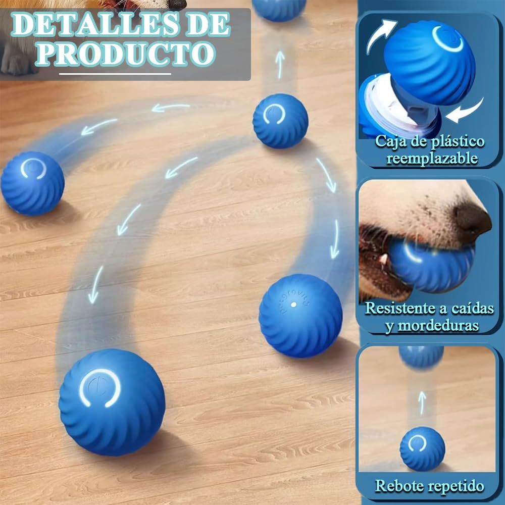 Pelota de Juguete Inteligente e Interactiva para Perro de Todos los Tamaños