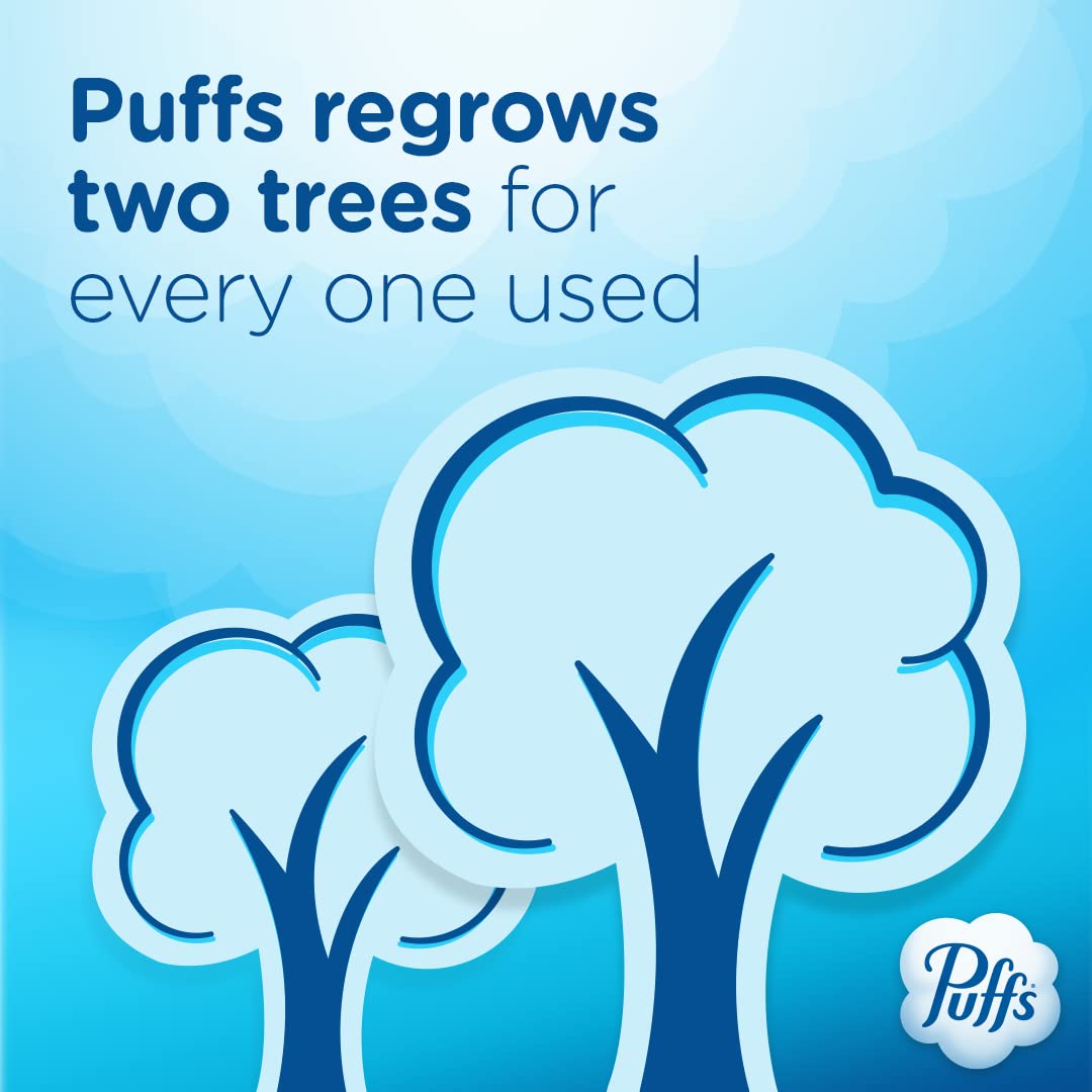 PUFFS Ultra suave tela facial no loción, blanco, 48 unidades