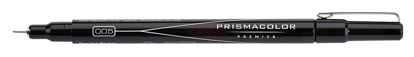 Prismacolor Premier Marcadores de ilustración, punta fina, Punta fina, Colores Variados, 5 unidades