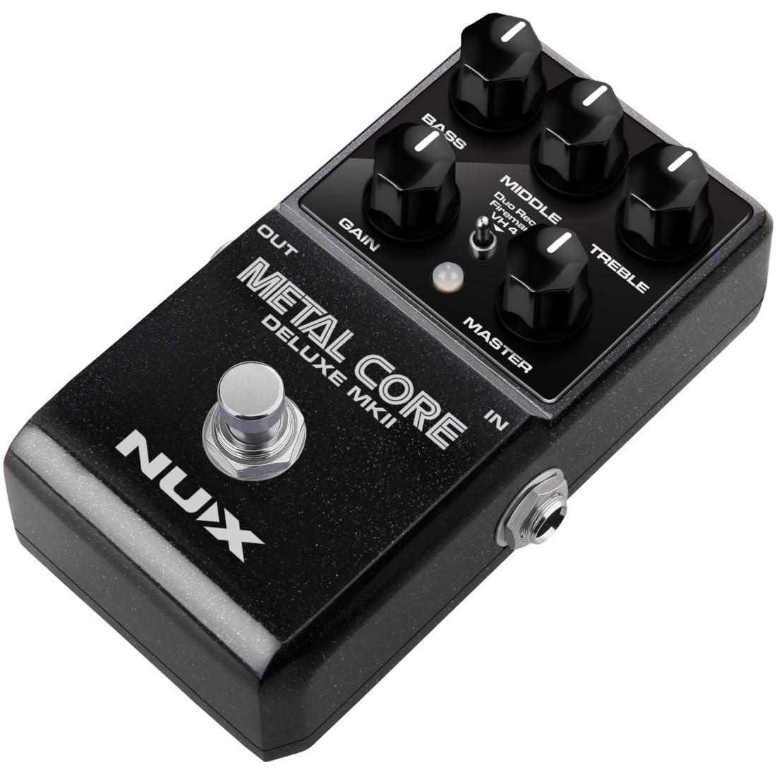 Pedal de Preamplificador de Alta Ganancia NUX Metal Core Deluxe MKII con Modelos Distintivos