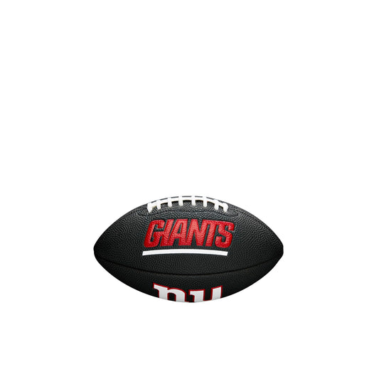 Balón de Fútbol Wilson NFL New York Giants Negro Tamaño Mini