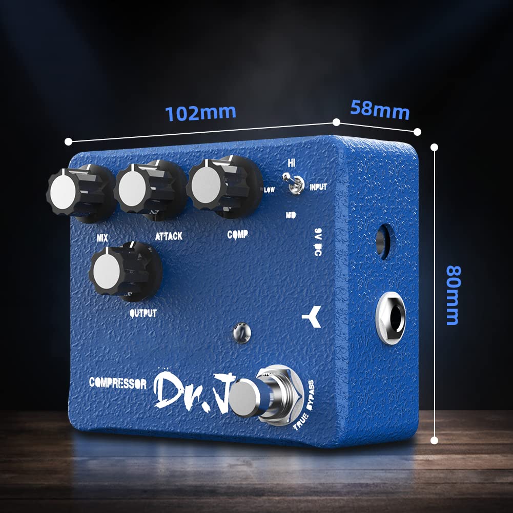 Pedal de Compresor JOYO Edición de Gama Alta Dr.J Series D55 para Guitarra Eléctrica