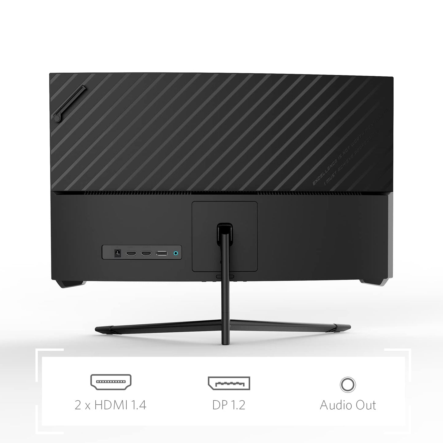 Fiodio Monitor LED Curvado de 24 Pulgadas de 144 Hz Full HD 1080P HDMI VGA, Compatible con Montaje en Pared VESA (Cable DP Incluido), 24H3G