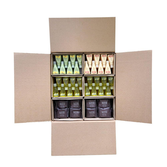 JYPESA Kit Amenidades Hoteleras A&O 288 Pzas Jabón y Shampoo