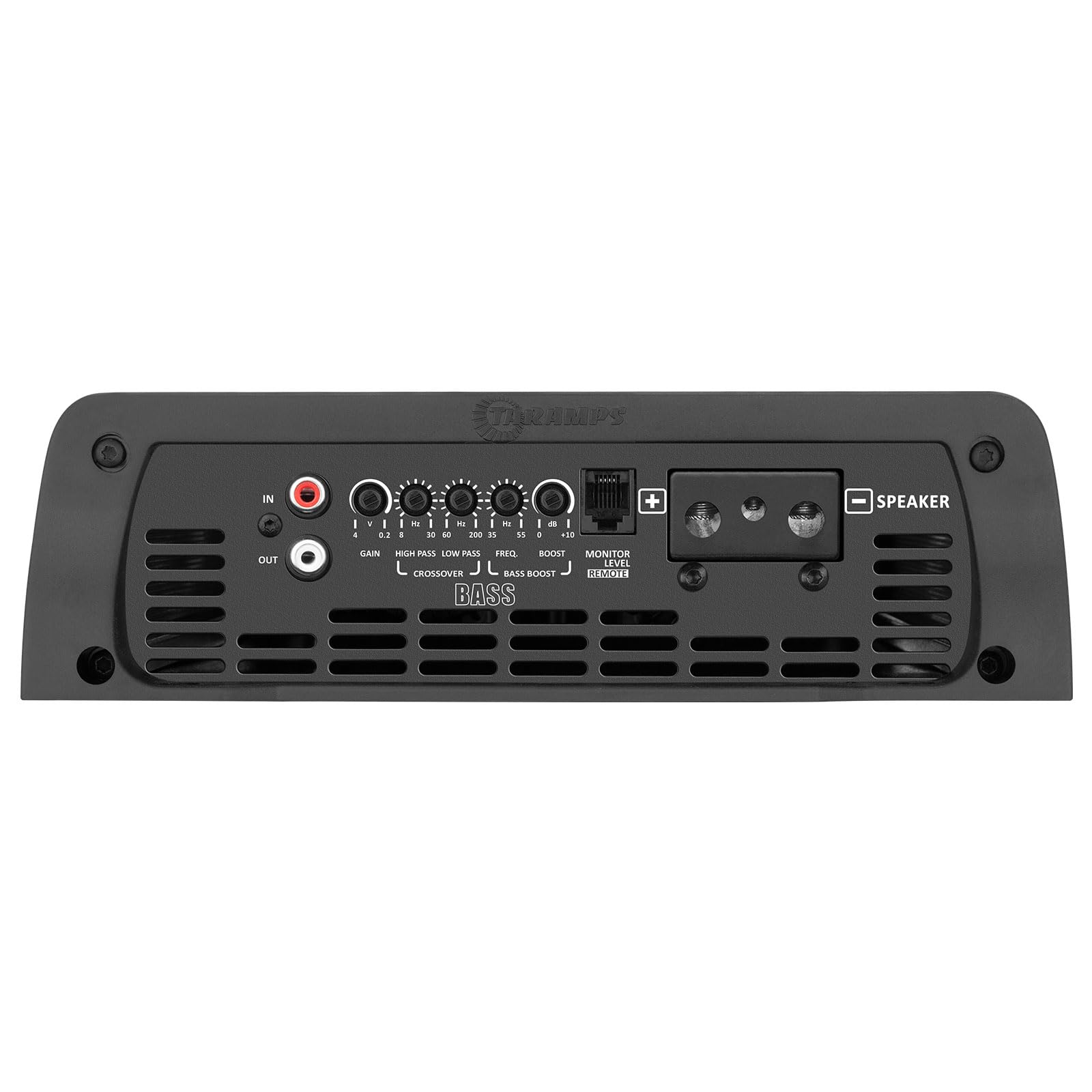 Amplificador Digital Monobloque Taramps Negro de 5000 Vatios Rms con Efectos RGB para Sistema de Audio de Coche