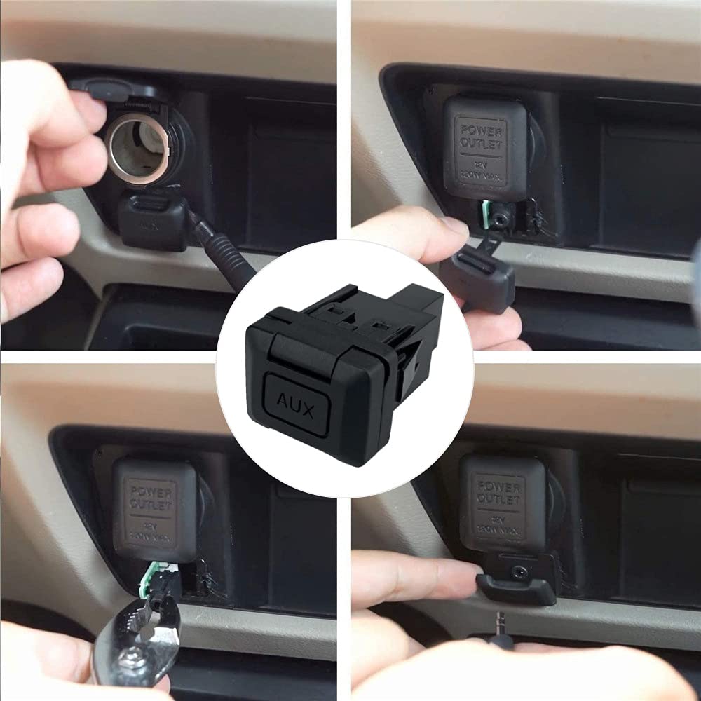 Adaptador de Entrada Auxiliar Compatible con Honda Civic 2006-2011 CRV 2009-2011 Reemplazo 39112-SNA-A01