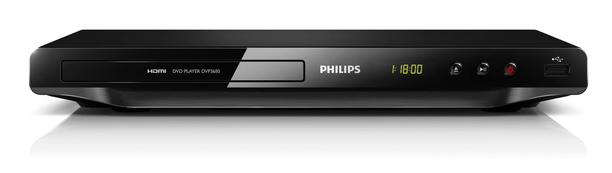 Reproductor de DVD Philips 3000 Series Negro con PAL y Resolución hasta 1080p
