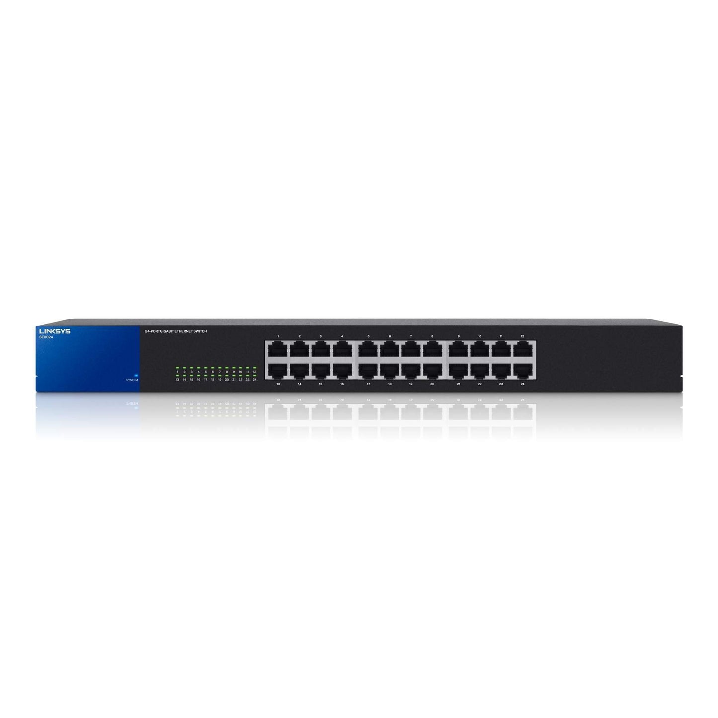 Linksys - Conmutador Gigabit metálico, 24 puertos