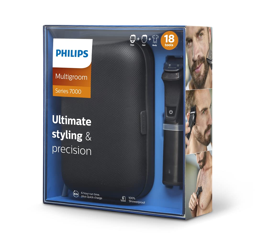 Set de Arreglo Personal Philips Multigroom Series 7000 18 en 1
