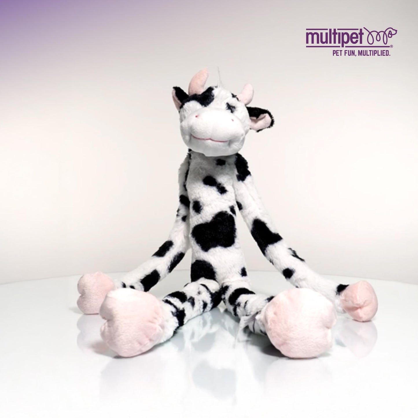 Juguete de Peluche para Perro Multipet Swingin Slevin XXL Rosa de 30 Pulgadas