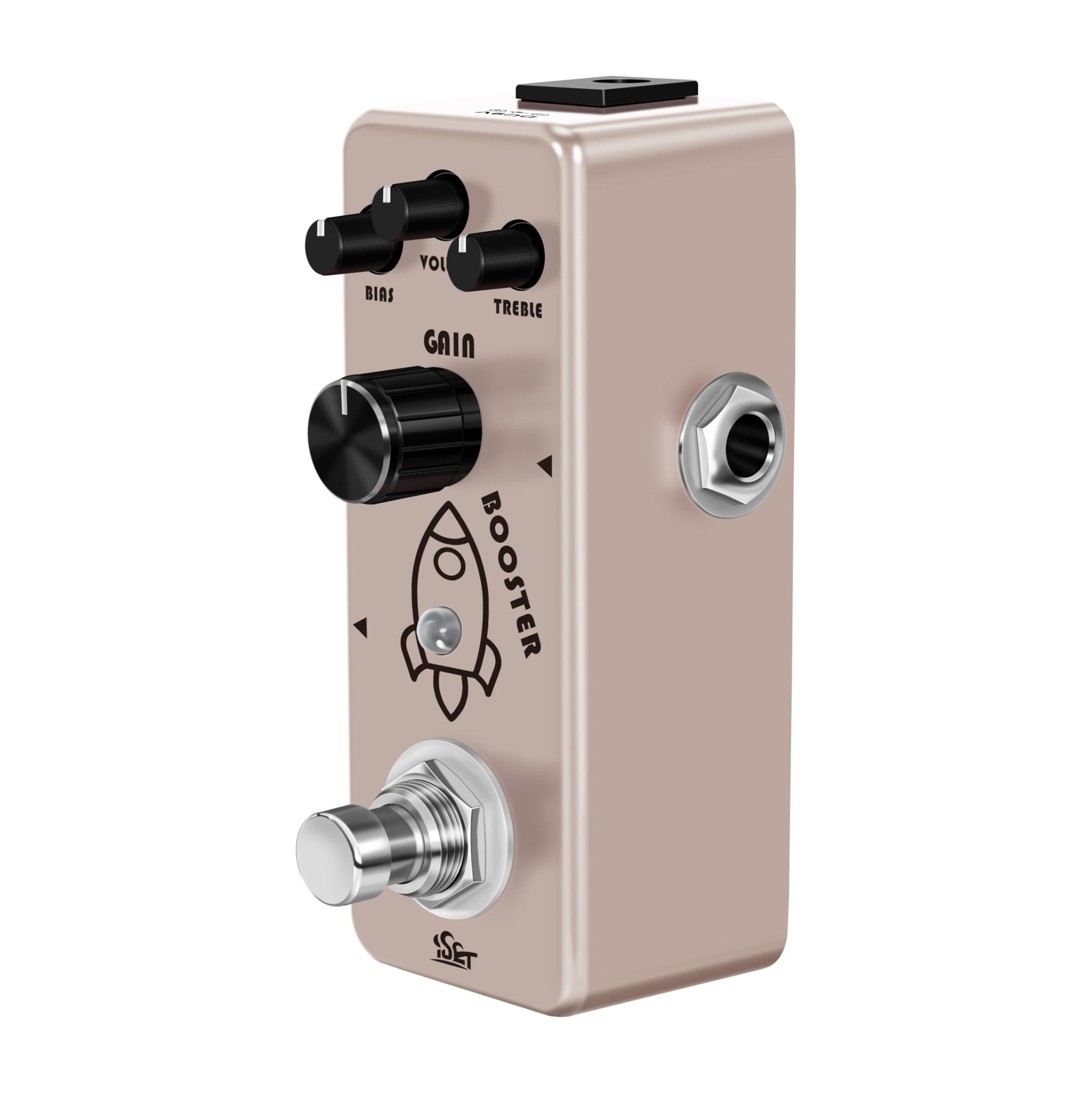 ISET Booster Pedal Mini pedal de efecto de guitarra individual True Bypass
