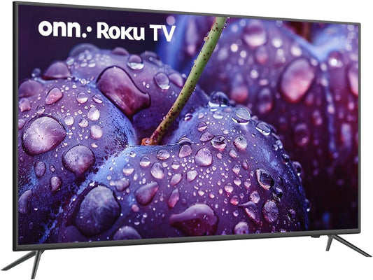 ONN TV 100012586 de 55 Pulgadas; 4K Ultra HD; Smart; con Wi-Fi y HDMI.