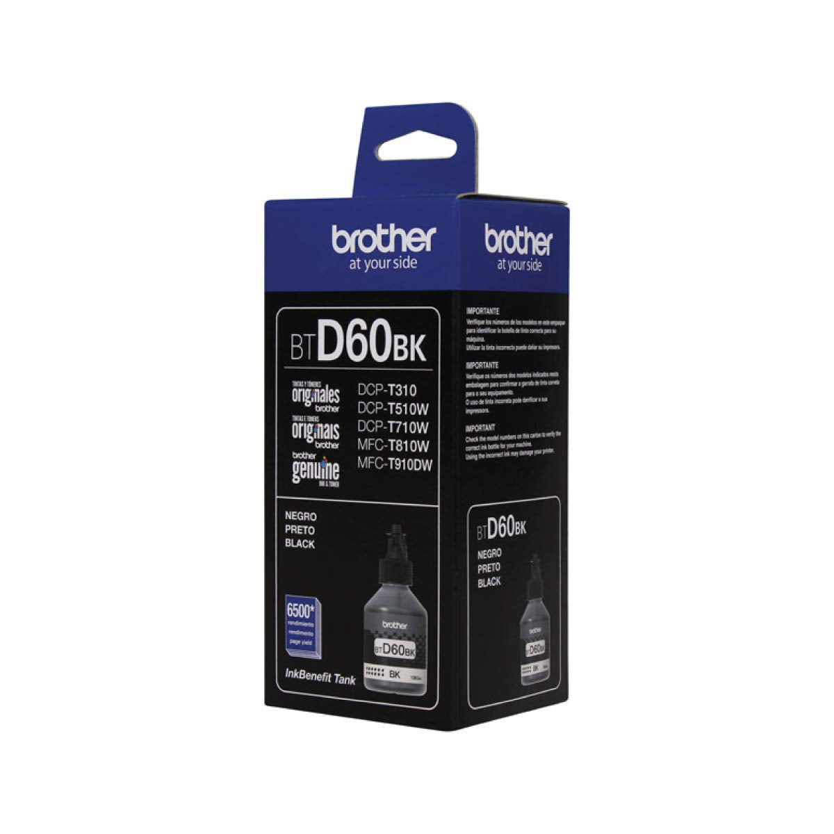 Brother BT5001Y Botella de tinta amarilla, 5,000 Paginas