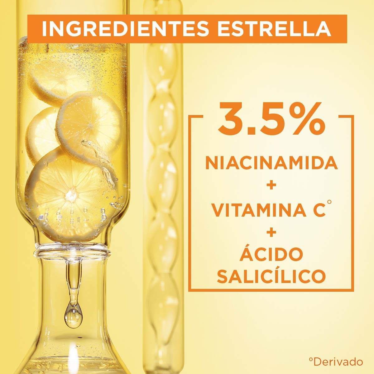 GARNIER, Vitamina C, SERUM, reductor de manchas, 2 PACK.