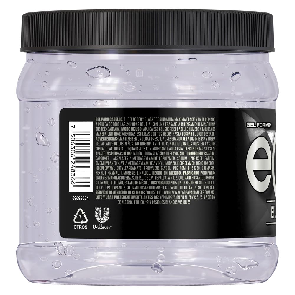 eGo Gel Black For Men Tarro 950ml