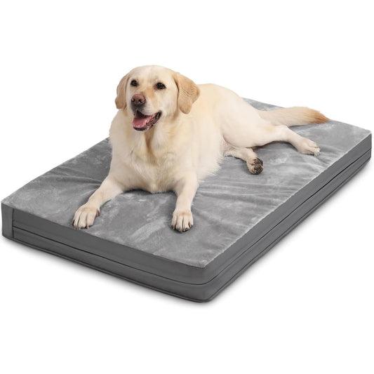 Cama Ortopédica Muja Grandes Doble Cara Inferior Antideslizante para Perro