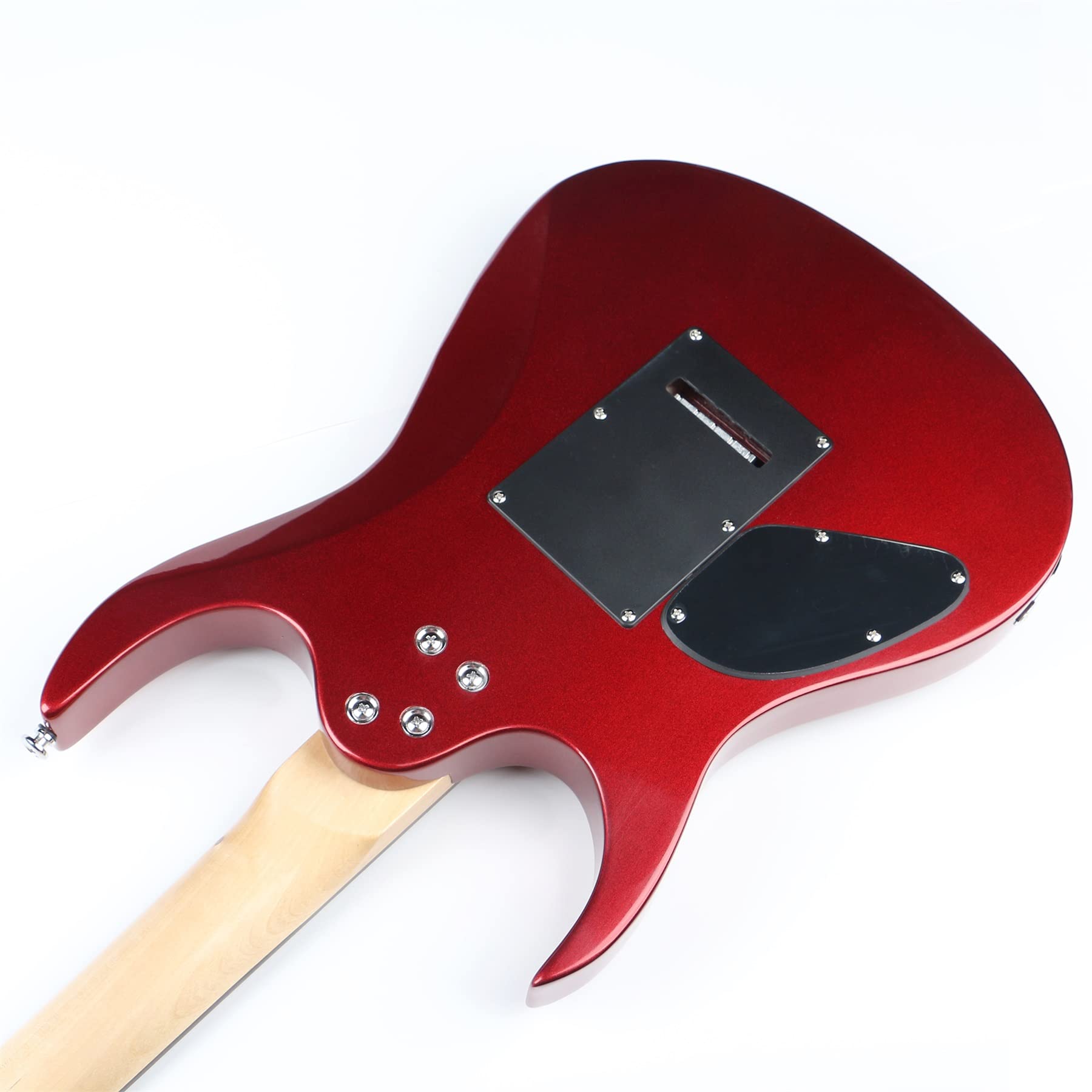 Guitarra Eléctrica Deviser L-g5 Roja, Floyd Rose, Con funda