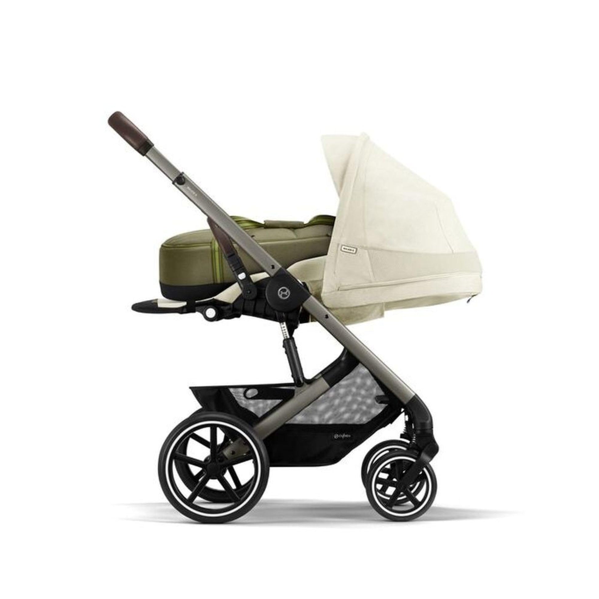 CYBEX Balios S Lux Carriola. Color Seashell Beige (Taupe Frame)