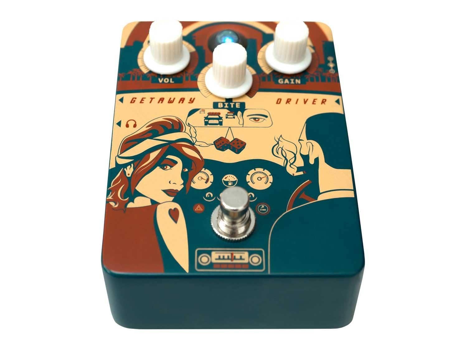 Pedal de Efectos de Guitarra Orange Getaway Driver '70s Overdrive Amp-In-A-Box