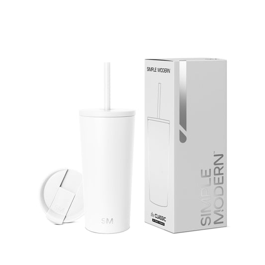 Vaso Aislado Simple Modern Winter White Classic Colección