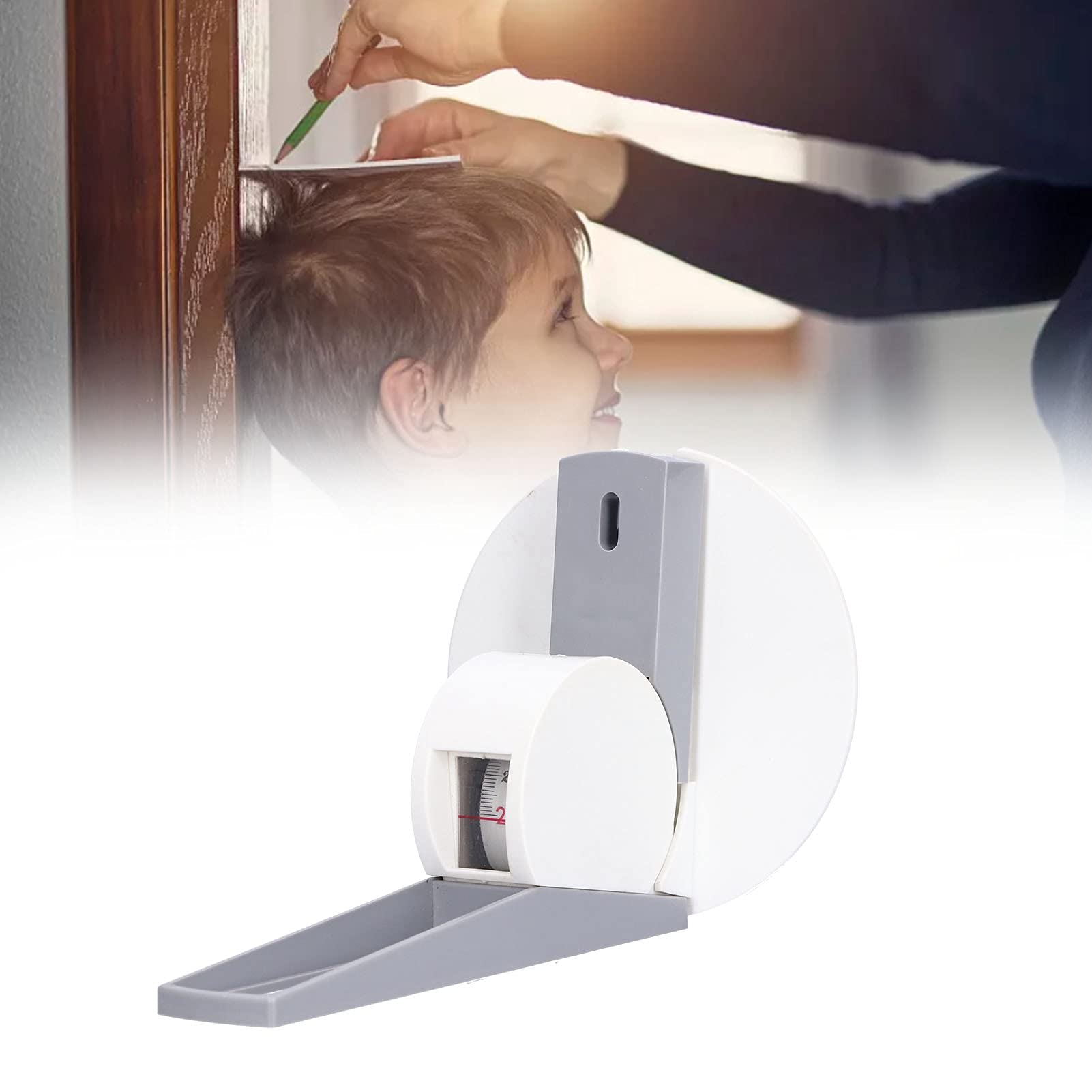 Cinta Métrica de Medición de Altura Montada en la Pared Regla de Crecimiento de Medidor de Altura Métrica de 220 Cm con Placa de Pared para el Hogar Y las Clínicas