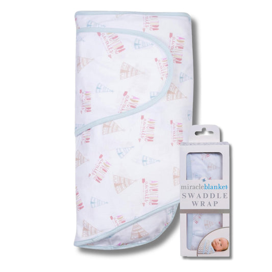 Miracle Blanket Swaddle Mantas Envolventes Portátiles para Dormir para Bebés para Niños o Niñas Recién Nacidos, de 0 a 3 Meses, La Aventura Espera