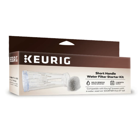 Keurig - Kit de iniciación de filtro de agua, depósito trasero, 1 unidad (paquete de 1), color blanco