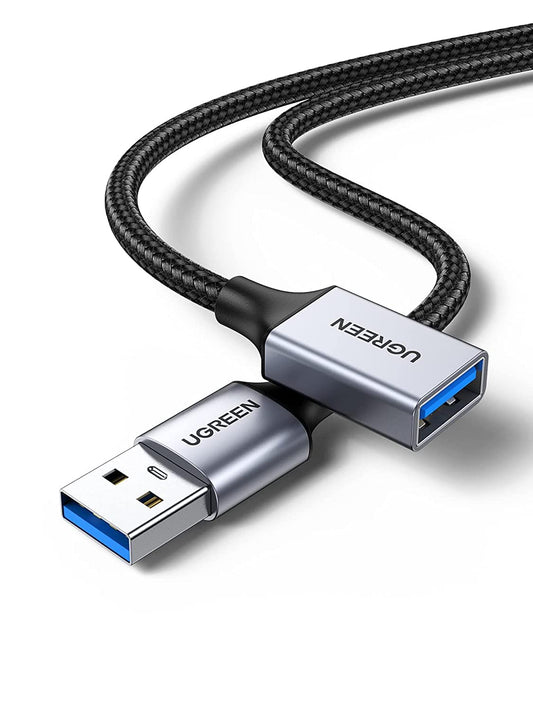 Cable Alargador USB 3.0 UGREEN Negro 5 Gbps 2 Metros