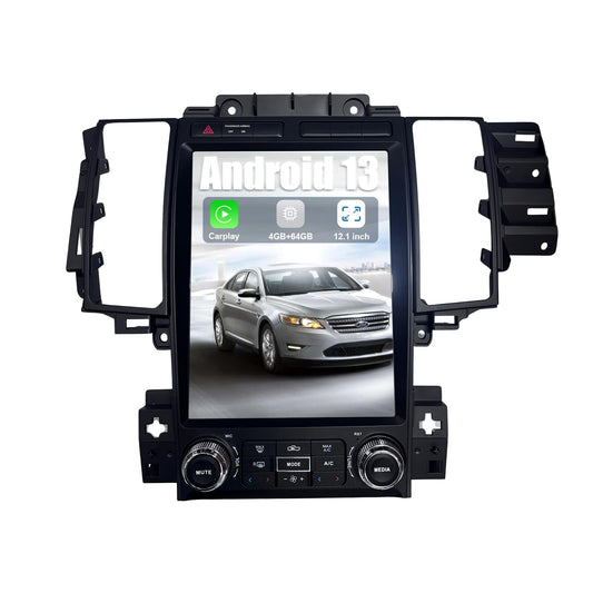 Radio Estéreo para Coche Ford Taurus 2012-2014 Pantalla Táctil 12.1 Pulgadas CarPlay y Android Auto