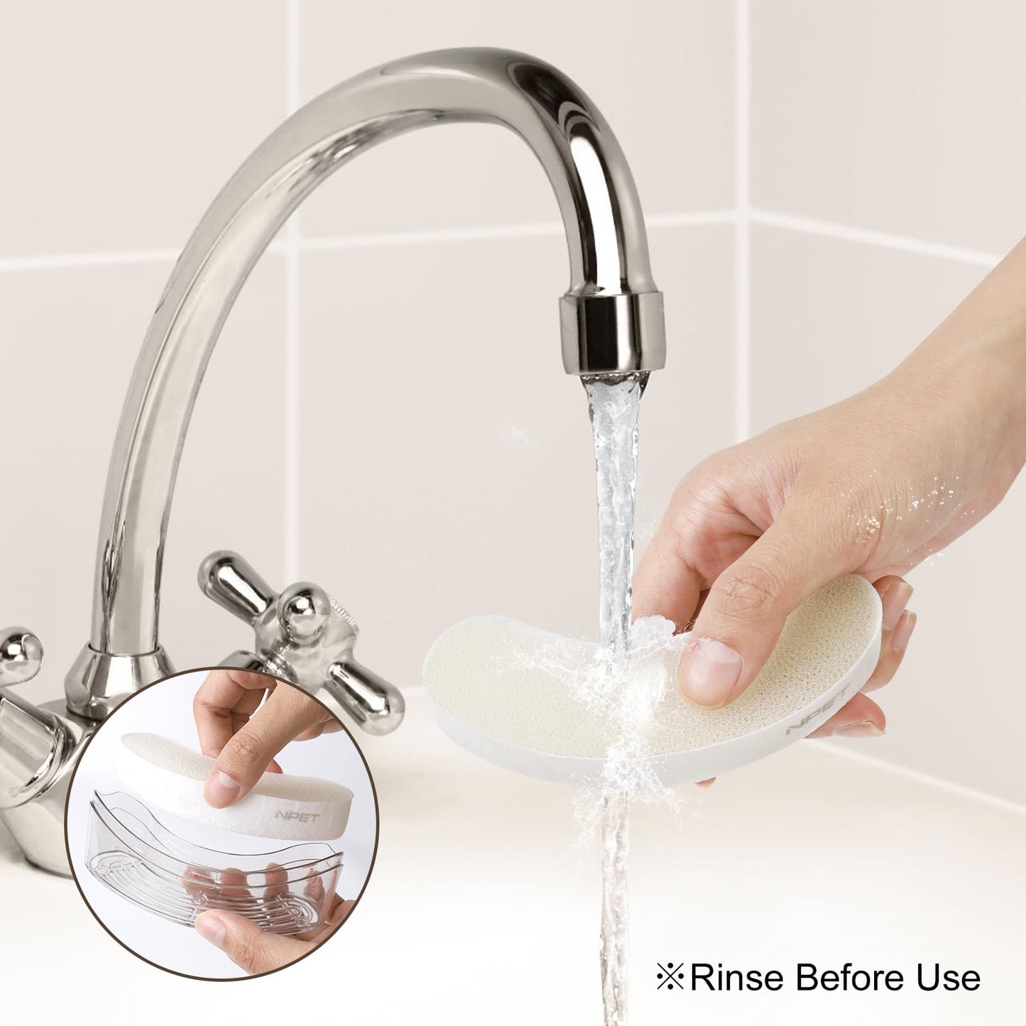 Filtros de Repuesto NPET Blanco para Fuente de Gato y Dispensador de Agua para Mascotas