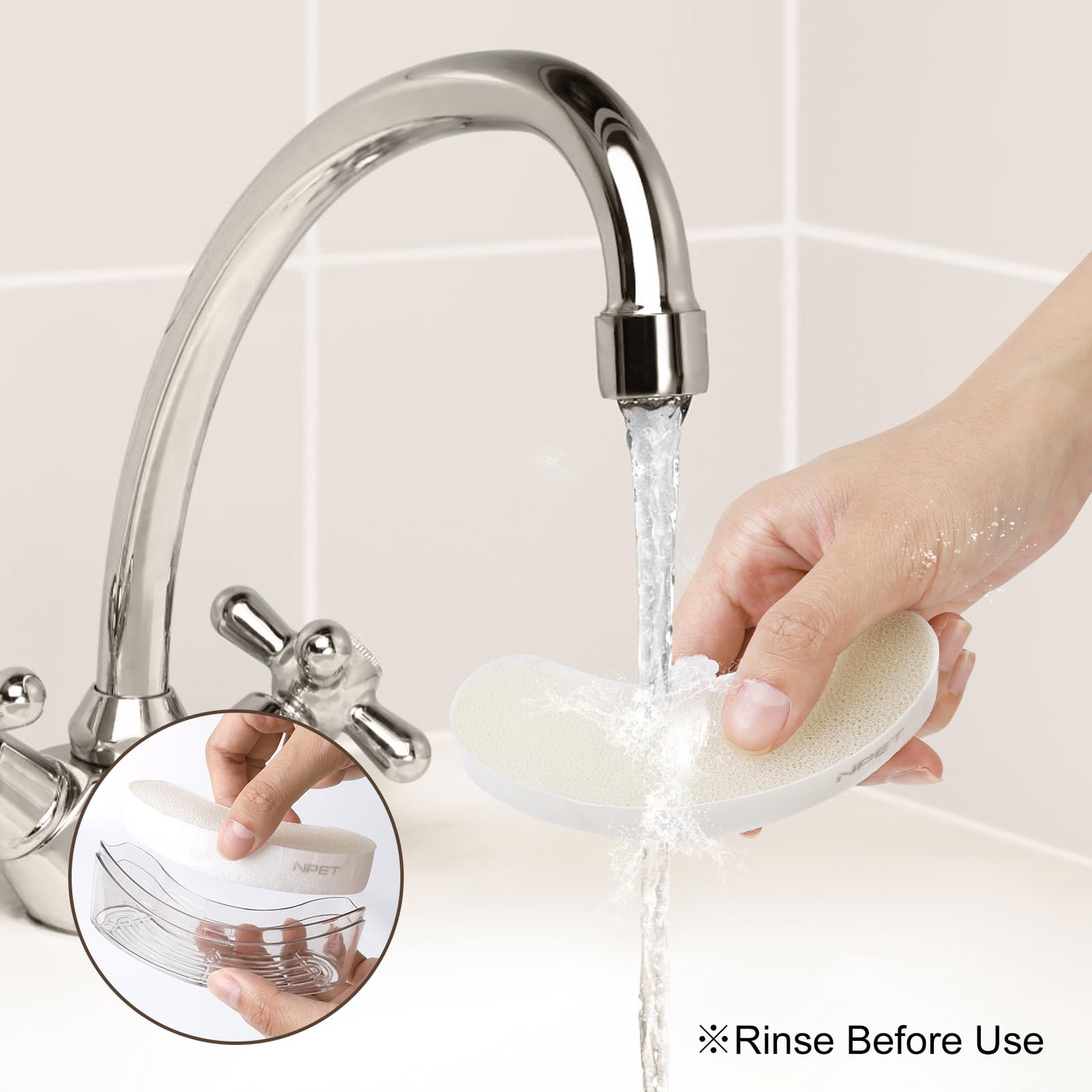 Filtros de Repuesto NPET Blanco para Fuente de Gato y Dispensador de Agua para Mascotas