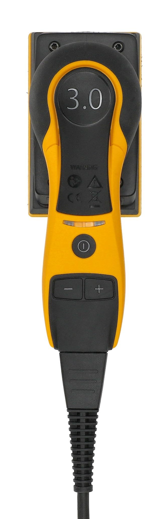 Lijadora Orbital Eléctrica Mirka Amarillo Negro 3 x 5 Pulgadas Sin Polvo