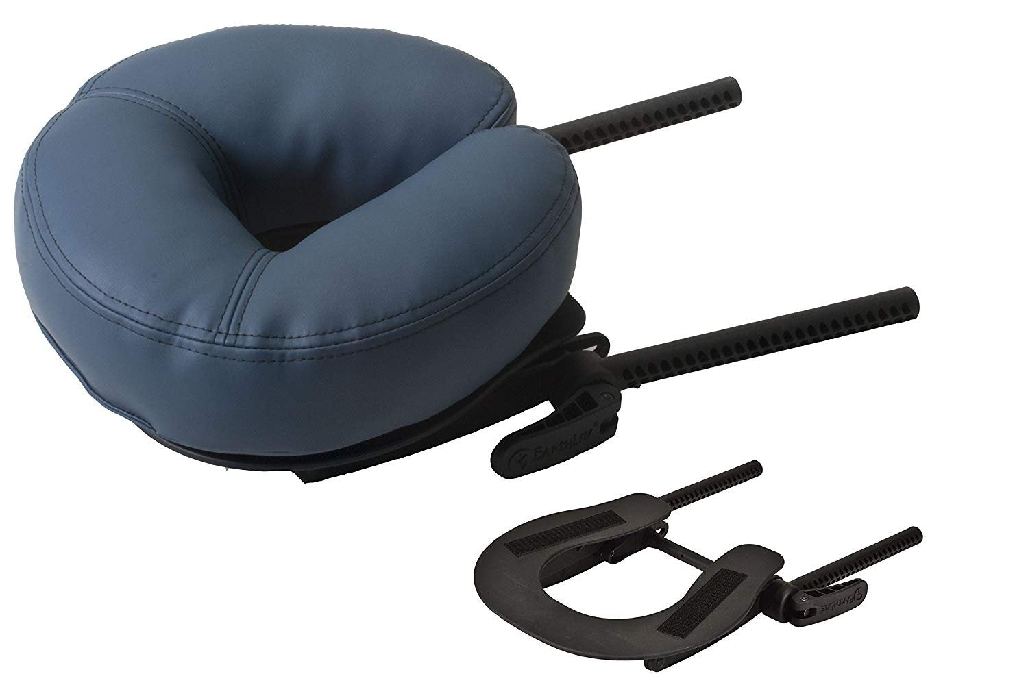 Mesa de Masaje Ajustable Earthlite Negro con Plataforma Reposacabezas y Almohada Facial