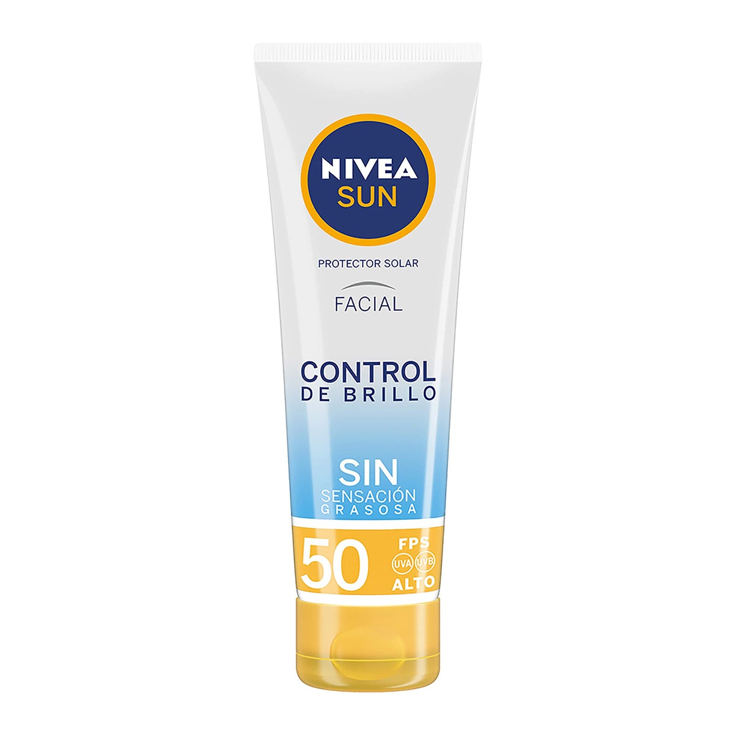 Garnier SkinActive. Kit express aclara: serum, crema y gel con vitamina c + Nivea Sun. Protector Solar Facial FPS50 Control De Brillo 50 ml