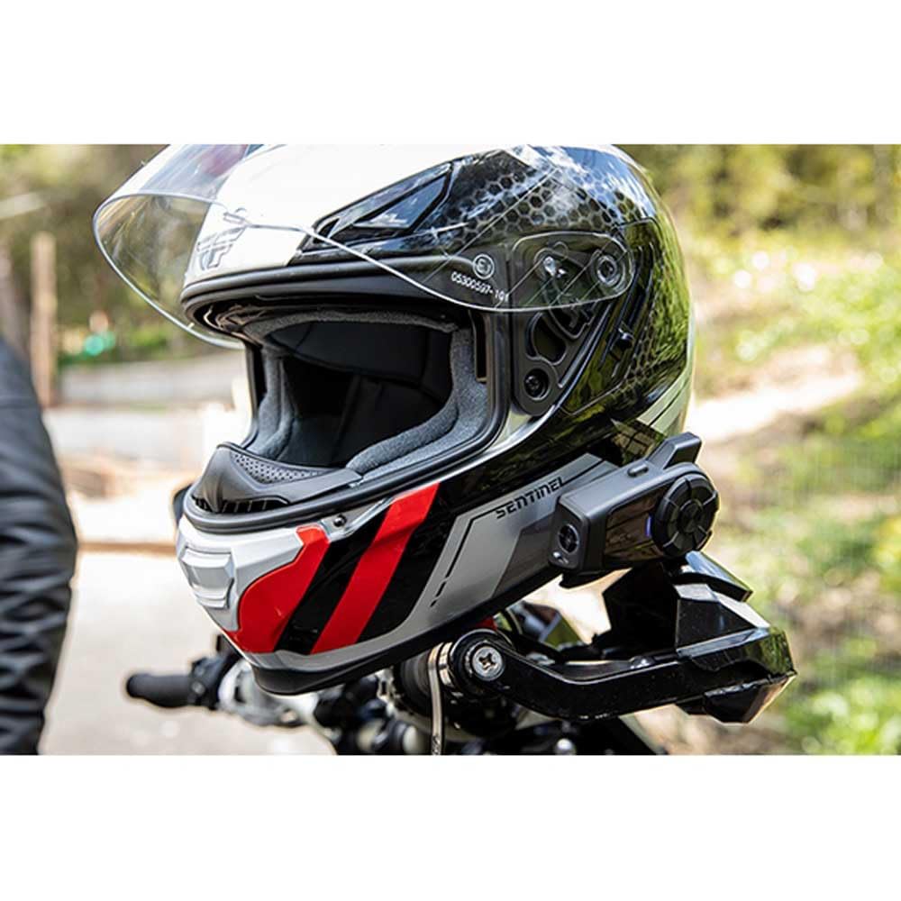 Sena 10C EVO - Cámara Bluetooth para Motocicleta y Sistema de comunicación con Altavoces HD