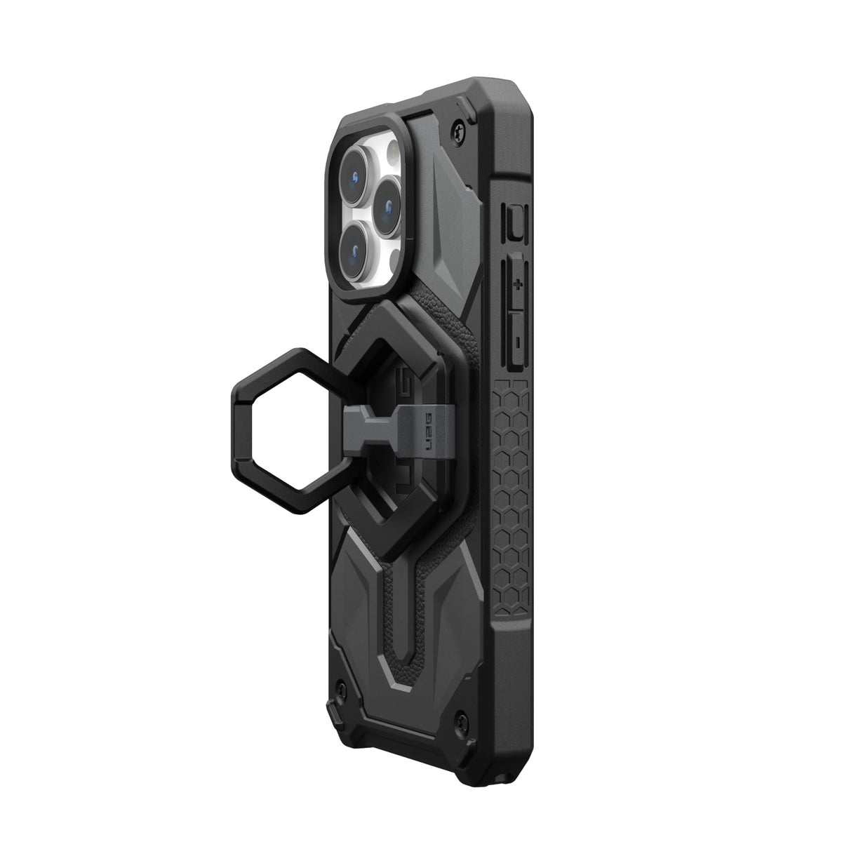 Soporte Magnético Urban Armor Gear Negro con Anillo Metálico Extraíble y Rotación de 360° Compatible con MagSafe