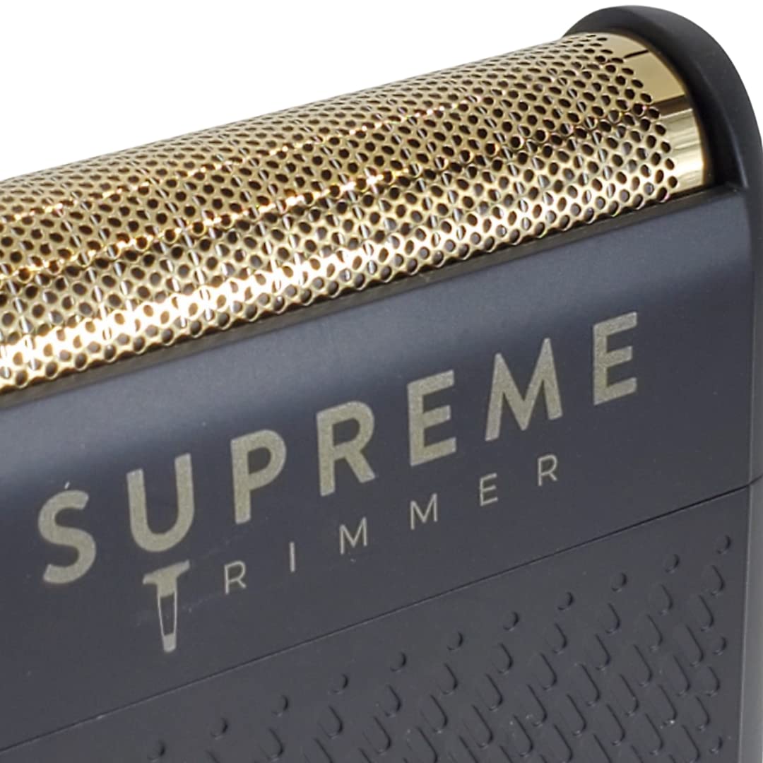 Solo Shaver by Supreme Trimmer STF101 - Afeitadora de una sola lámina (tiempo de ejecución de 150 minutos), afeitadora de bolsillo para barberos, viajes o uso doméstico (negro)