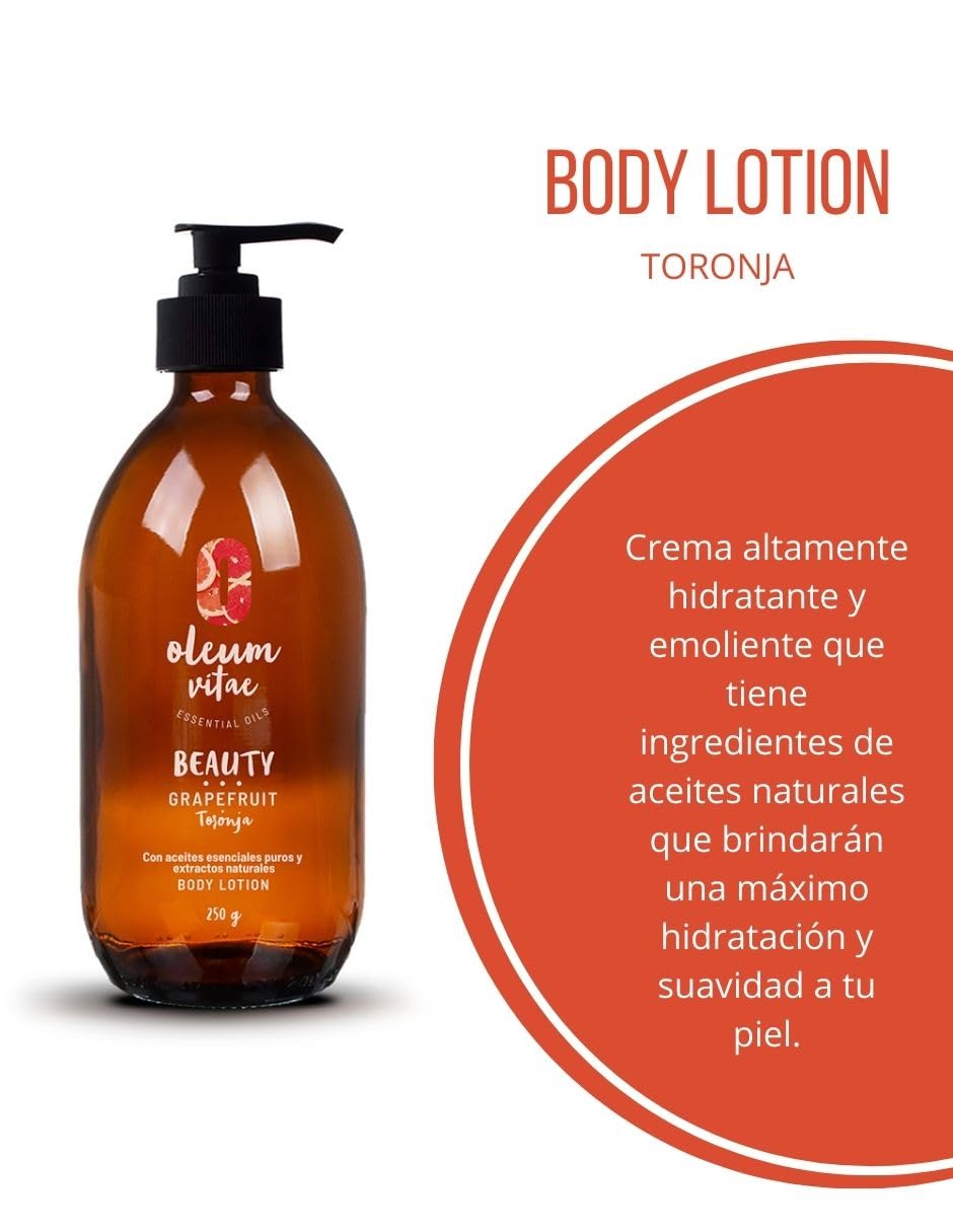 Kit Dúo Crema y Mist Oleum Vitae Toronja Con Aceite Esencial