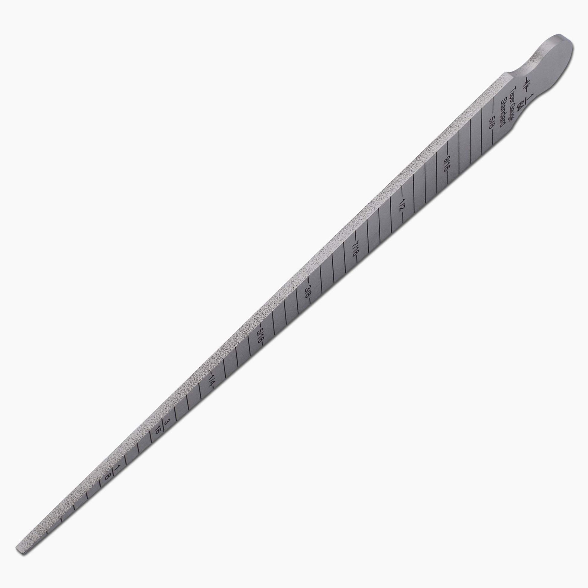 Calibre de Soldadura Inoxidable para Medición de Agujeros Cilíndricos en Pulgadas y Métricas